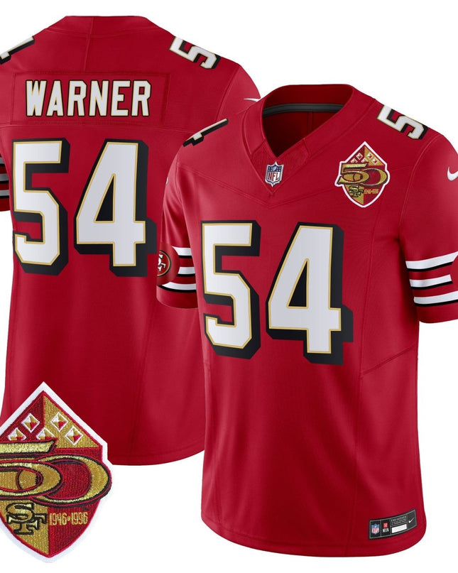 Men's 49ers 1996 Throwback Vapor Limited Jersey - All Stitched SF49_KDZ - KINDOZY