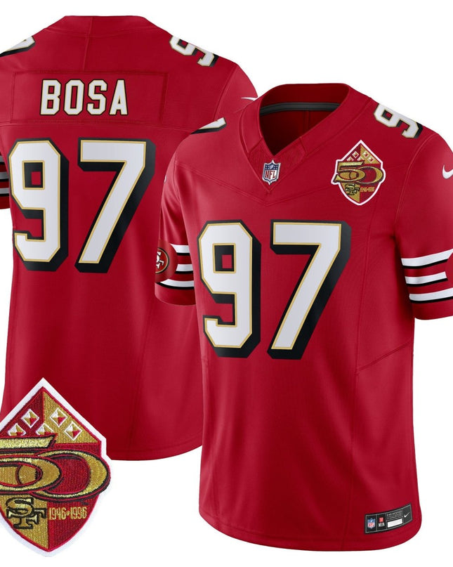 Men's 49ers 1996 Throwback Vapor Limited Jersey - All Stitched SF49_KDZ - KINDOZY
