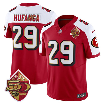 Men's 49ers 1996 Throwback Vapor Limited Jersey - All Stitched SF49_KDZ - KINDOZY