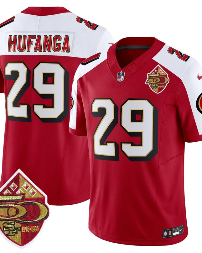 Men's 49ers 1996 Throwback Vapor Limited Jersey - All Stitched SF49_KDZ - KINDOZY