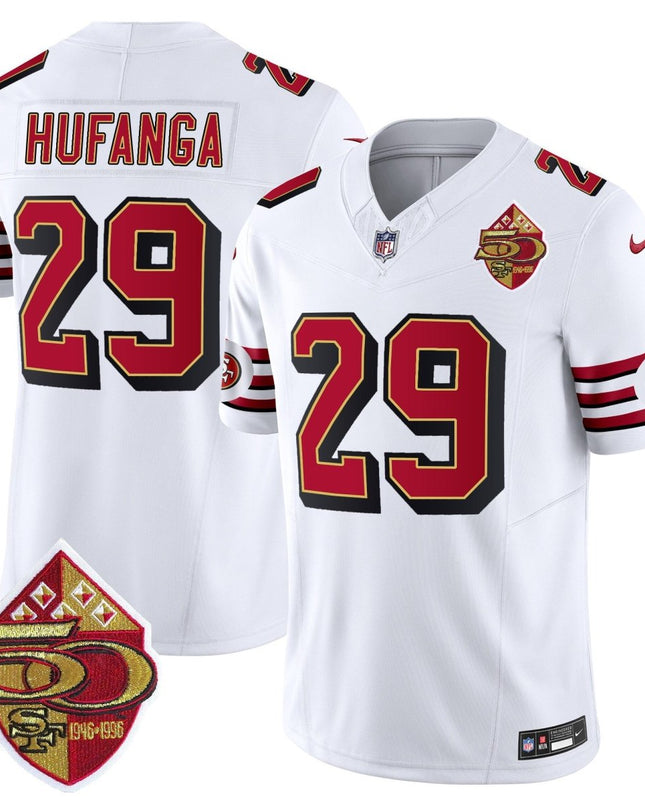 Men's 49ers 1996 Throwback Vapor Limited Jersey - All Stitched SF49_KDZ - KINDOZY