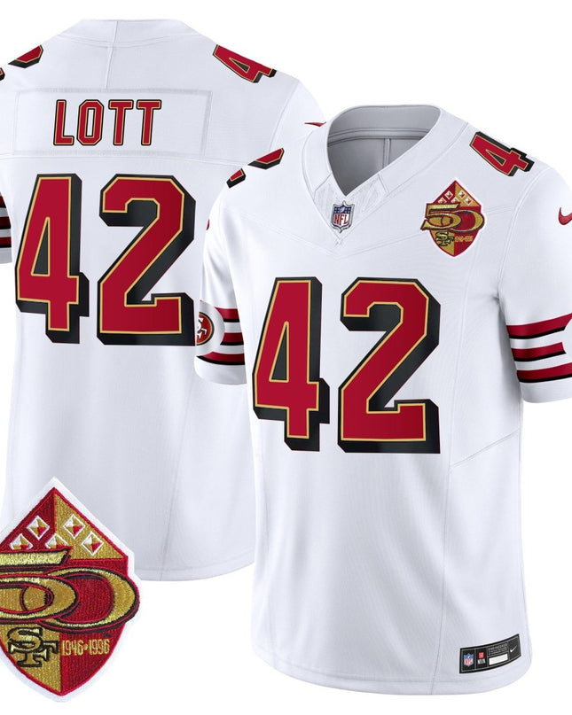 Men's 49ers 1996 Throwback Vapor Limited Jersey - All Stitched SF49_KDZ - KINDOZY