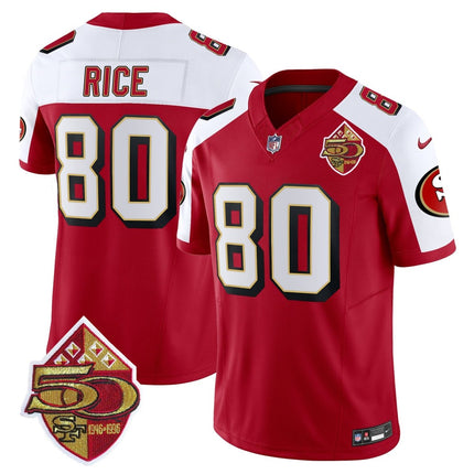 Men's 49ers 1996 Throwback Vapor Limited Jersey - All Stitched SF49_KDZ - KINDOZY