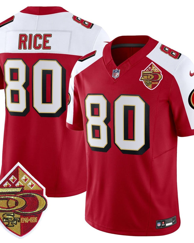 Men's 49ers 1996 Throwback Vapor Limited Jersey - All Stitched SF49_KDZ - KINDOZY