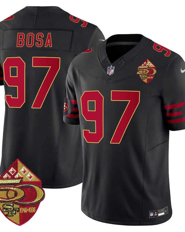 Men's 49ers 1996 Throwback Vapor Limited Jersey - All Stitched SF49_KDZ - KINDOZY