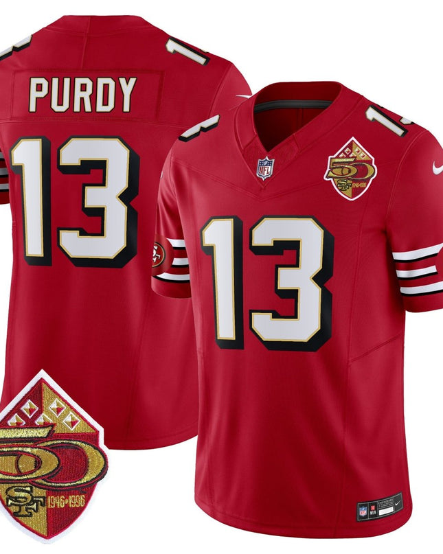 Men's 49ers 1996 Throwback Vapor Limited Jersey - All Stitched SF49_KDZ - KINDOZY