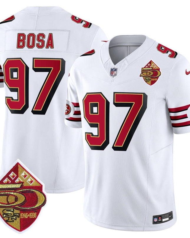 Men's 49ers 1996 Throwback Vapor Limited Jersey - All Stitched SF49_KDZ - KINDOZY