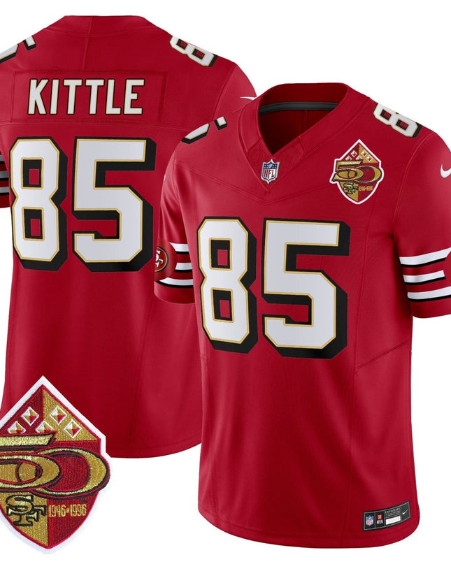 Men's 49ers 1996 Throwback Vapor Limited Jersey - All Stitched SF49_KDZ - KINDOZY
