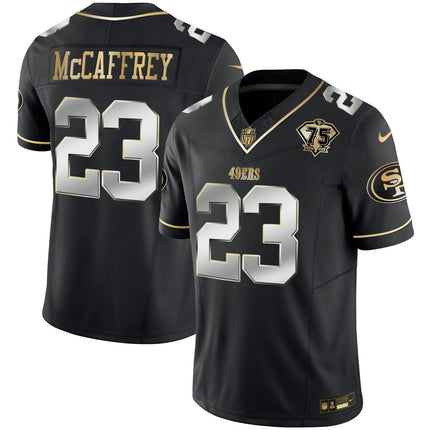Men's 49ers 2023 Vapor Gold Limited Jersey - All Stitched SF49_KDZ - KINDOZY