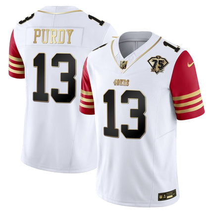 Men's 49ers 2023 Vapor Gold Limited Jersey - All Stitched SF49_KDZ - KINDOZY