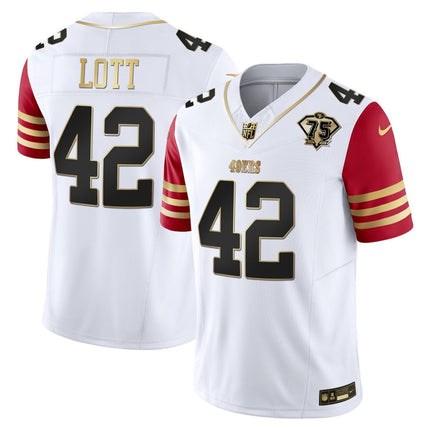 Men's 49ers 2023 Vapor Gold Limited Jersey - All Stitched SF49_KDZ - KINDOZY