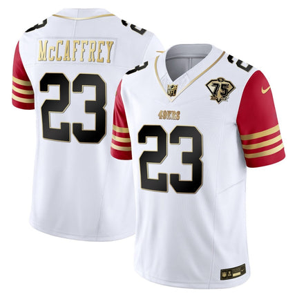 Men's 49ers 2023 Vapor Gold Limited Jersey - All Stitched SF49_KDZ - KINDOZY