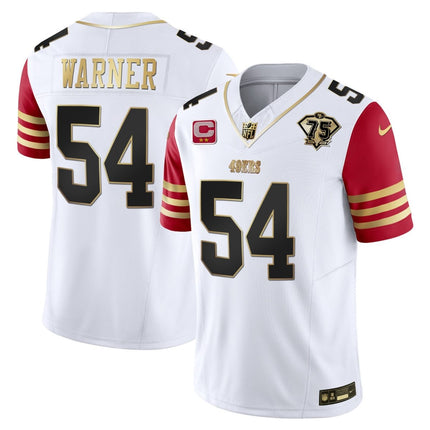 Men's 49ers 2023 Vapor Gold Limited Jersey - All Stitched SF49_KDZ - KINDOZY