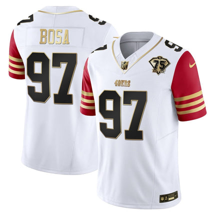 Men's 49ers 2023 Vapor Gold Limited Jersey - All Stitched SF49_KDZ - KINDOZY