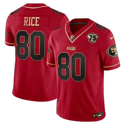 Men's 49ers 2023 Vapor Gold Limited Jersey - All Stitched SF49_KDZ - KINDOZY
