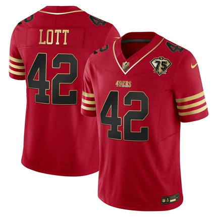 Men's 49ers 2023 Vapor Gold Limited Jersey - All Stitched SF49_KDZ - KINDOZY