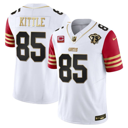 Men's 49ers 2023 Vapor Gold Limited Jersey - All Stitched SF49_KDZ - KINDOZY