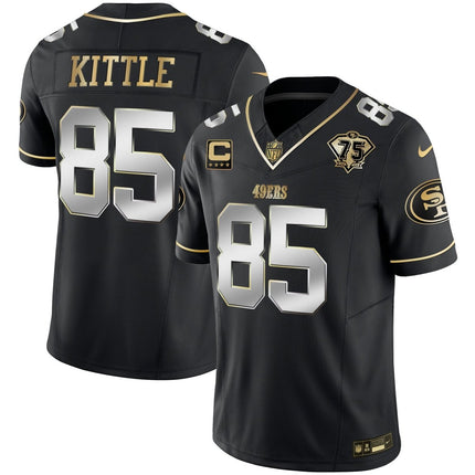 Men's 49ers 2023 Vapor Gold Limited Jersey - All Stitched SF49_KDZ - KINDOZY