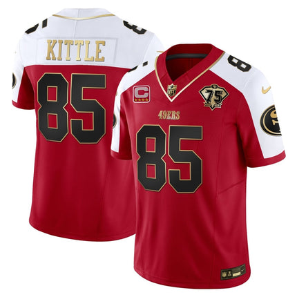 Men's 49ers 2023 Vapor Gold Limited Jersey - All Stitched SF49_KDZ - KINDOZY