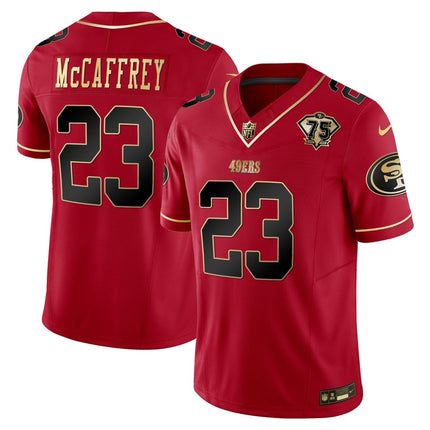 Men's 49ers 2023 Vapor Gold Limited Jersey - All Stitched SF49_KDZ - KINDOZY