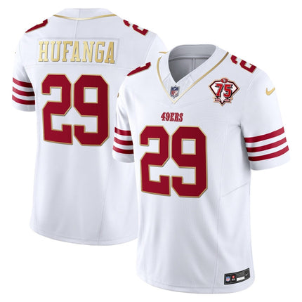 Men's 49ers 2023 Vapor Gold Trim Limited Jersey - All Stitched SF49_KDZ - KINDOZY
