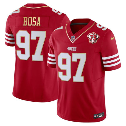 Men's 49ers 2023 Vapor Gold Trim Limited Jersey - All Stitched SF49_KDZ - KINDOZY
