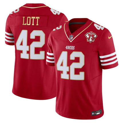 Men's 49ers 2023 Vapor Gold Trim Limited Jersey - All Stitched SF49_KDZ - KINDOZY