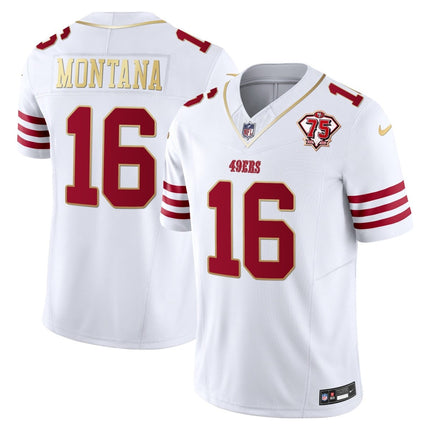 Men's 49ers 2023 Vapor Gold Trim Limited Jersey - All Stitched SF49_KDZ - KINDOZY