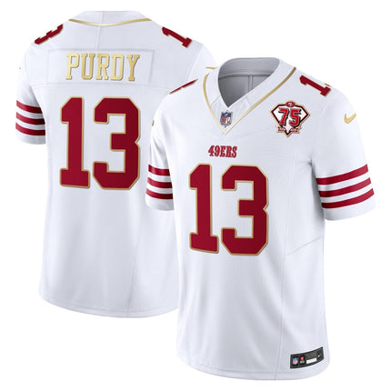Men's 49ers 2023 Vapor Gold Trim Limited Jersey - All Stitched SF49_KDZ - KINDOZY