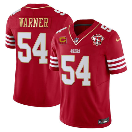 Men's 49ers 2023 Vapor Gold Trim Limited Jersey - All Stitched SF49_KDZ - KINDOZY