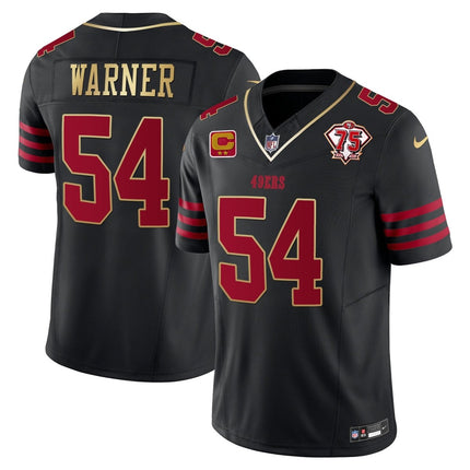 Men's 49ers 2023 Vapor Gold Trim Limited Jersey - All Stitched SF49_KDZ - KINDOZY