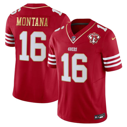 Men's 49ers 2023 Vapor Gold Trim Limited Jersey - All Stitched SF49_KDZ - KINDOZY