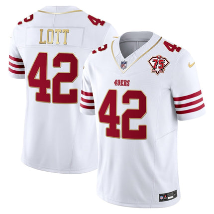 Men's 49ers 2023 Vapor Gold Trim Limited Jersey - All Stitched SF49_KDZ - KINDOZY