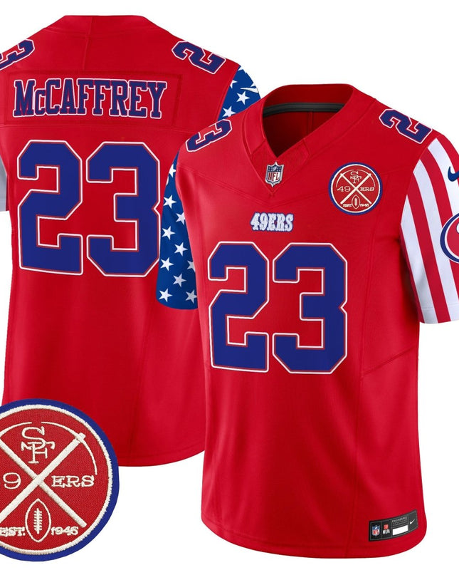 Men's 49ers American Style Vapor Limited Jersey - All Stitched SF49_KDZ - KINDOZY