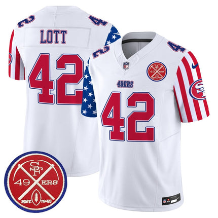 Men's 49ers American Style Vapor Limited Jersey - All Stitched SF49_KDZ - KINDOZY