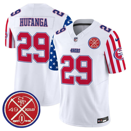Men's 49ers American Style Vapor Limited Jersey - All Stitched SF49_KDZ - KINDOZY