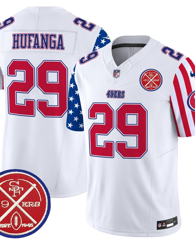 Men's 49ers American Style Vapor Limited Jersey - All Stitched SF49_KDZ - KINDOZY