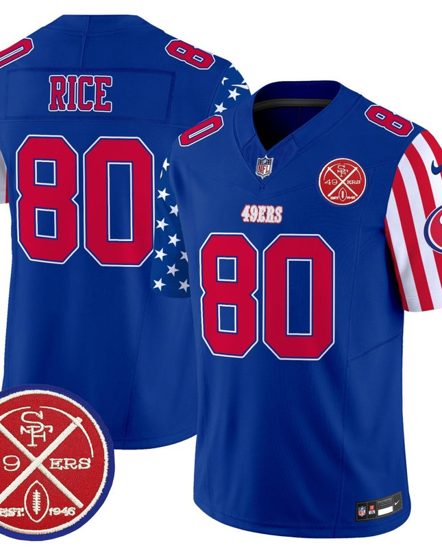 Men's 49ers American Style Vapor Limited Jersey - All Stitched SF49_KDZ - KINDOZY