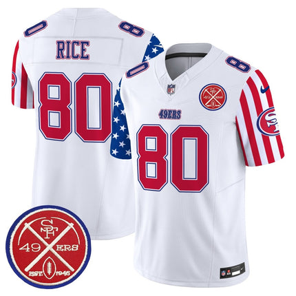Men's 49ers American Style Vapor Limited Jersey - All Stitched SF49_KDZ - KINDOZY