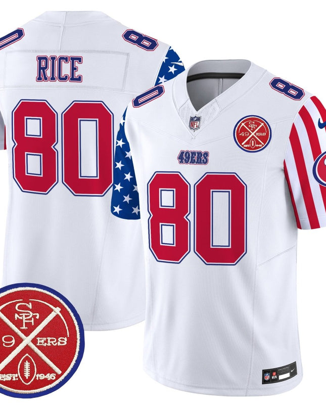 Men's 49ers American Style Vapor Limited Jersey - All Stitched SF49_KDZ - KINDOZY