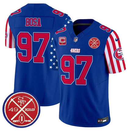 Men's 49ers American Style Vapor Limited Jersey - All Stitched SF49_KDZ - KINDOZY