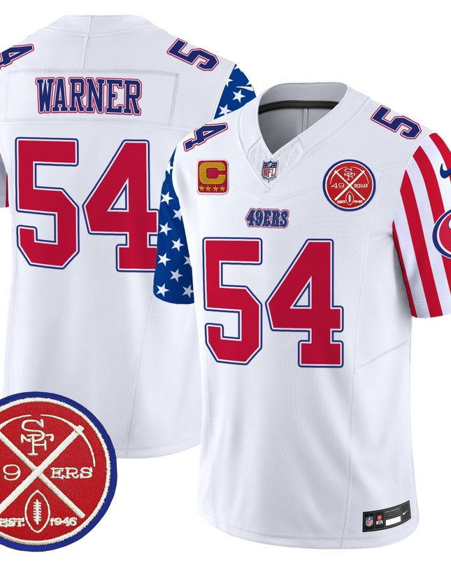 Men's 49ers American Style Vapor Limited Jersey - All Stitched SF49_KDZ - KINDOZY