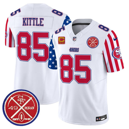 Men's 49ers American Style Vapor Limited Jersey - All Stitched SF49_KDZ - KINDOZY