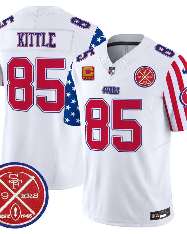 Men's 49ers American Style Vapor Limited Jersey - All Stitched SF49_KDZ - KINDOZY