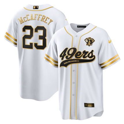 Men's 49ers Cool Base Gold Limited Jersey V2 - All Stitched SF49_KDZ - KINDOZY