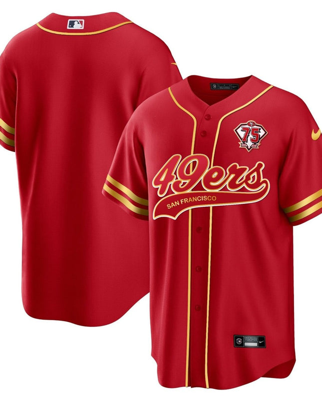 Men's 49ers Cool Base Gold Limited Jersey V2 - All Stitched SF49_KDZ - KINDOZY