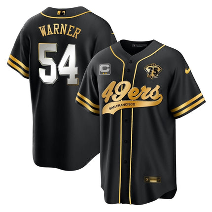 Men's 49ers Cool Base Gold Limited Jersey V2 - All Stitched SF49_KDZ - KINDOZY