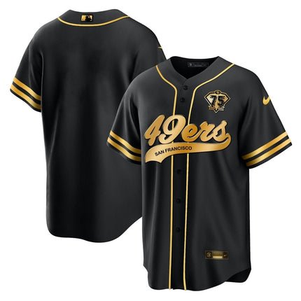 Men's 49ers Cool Base Gold Limited Jersey V2 - All Stitched SF49_KDZ - KINDOZY