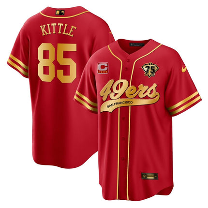 Men's 49ers Cool Base Gold Limited Jersey V2 - All Stitched SF49_KDZ - KINDOZY