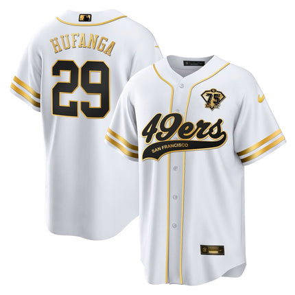 Men's 49ers Cool Base Gold Limited Jersey V2 - All Stitched SF49_KDZ - KINDOZY